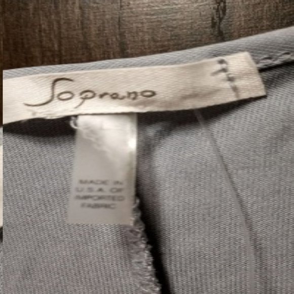 Soprano Comfy Loose Flowing Tank Top - Sz. L - Picture 3 of 4